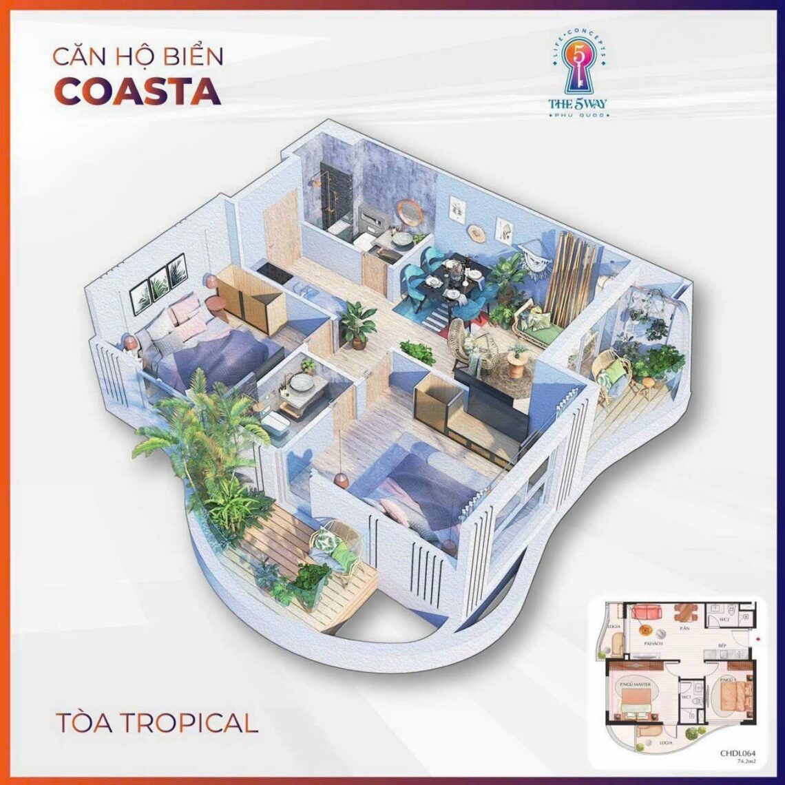 mb căn hộ hình ảnh tiến độ dự án The 5way Phú Quốc-2