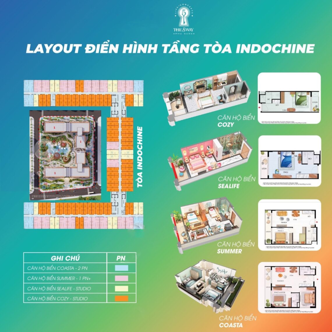 mb toà tháp hình ảnh tiến độ dự án The 5way Phú Quốc