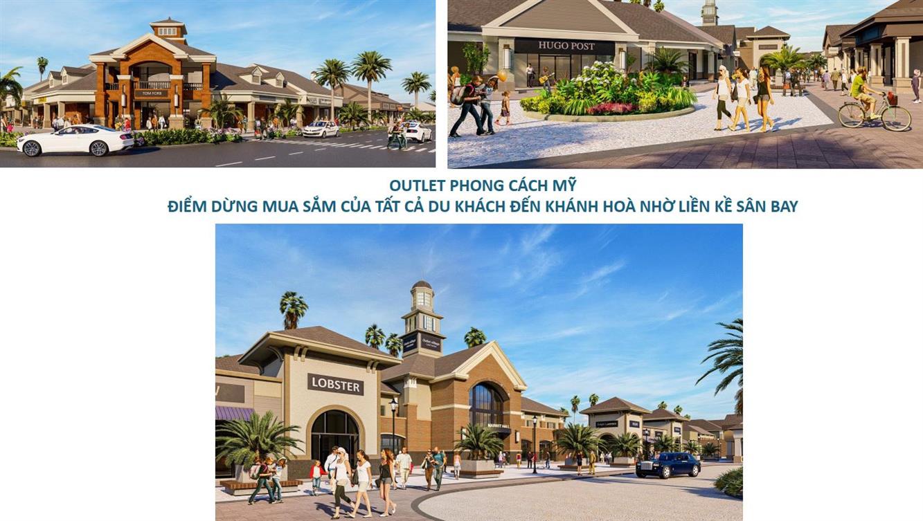 Trung tâm outlet phong cách Mỹ